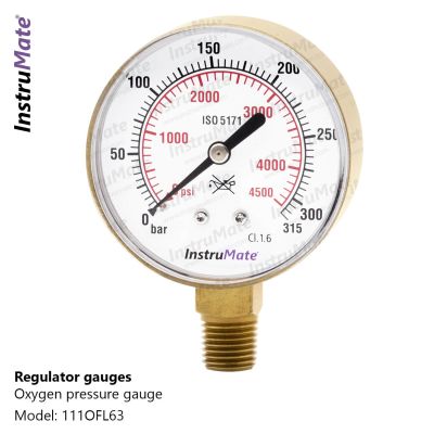 INSTRUMATE Oxygen/Acetylene pressure gauge Model 111OF