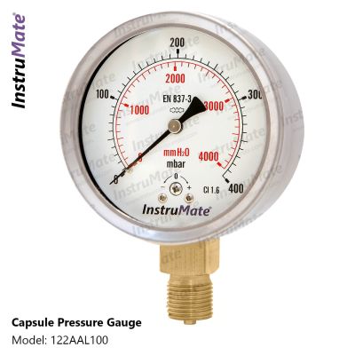 INSTRUMATE Capsule pressure gauge Model 122AA