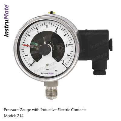 INSTRUMATE Electric Contact Pressure Gauge Model 214
