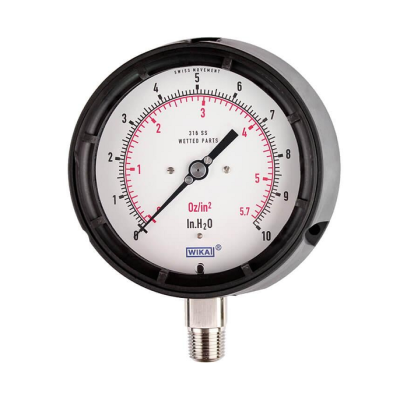 WIKA Capsule pressure gauge Model 612.34, 632.34, 633.34