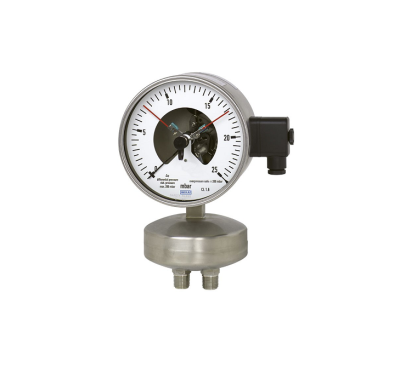 WIKA Differential Pressure Gauge with Switch Contacts Model 736.51+8xx