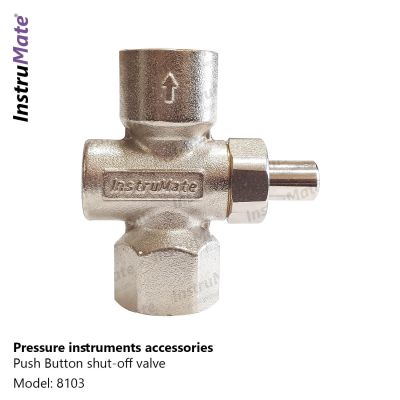 INSTRUMATE Push button shut-off valve Model 8103
