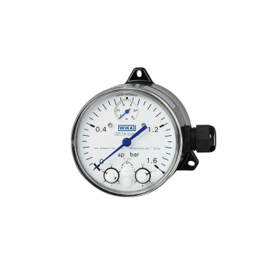 WIKA Differential Pressure Gauge with Micro Switches Model DPGS40