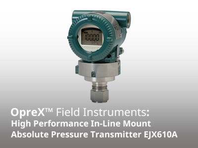 Yokogawa EJX610A High Performance In-Line Mount Absolute Pressure Transmitter