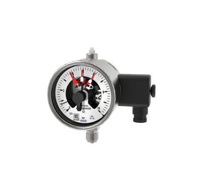 WIKA Pressure Gauge with Switch Contacts Models PGS23.100, PGS23.160, PGS26.100, PGS26.160