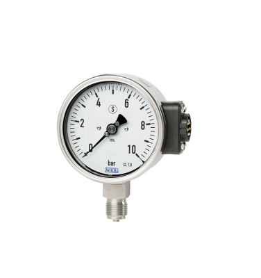 WIKA Pressure Gauge for Connection to WIKA Radio unit Models PGU23.100, PGU26.100